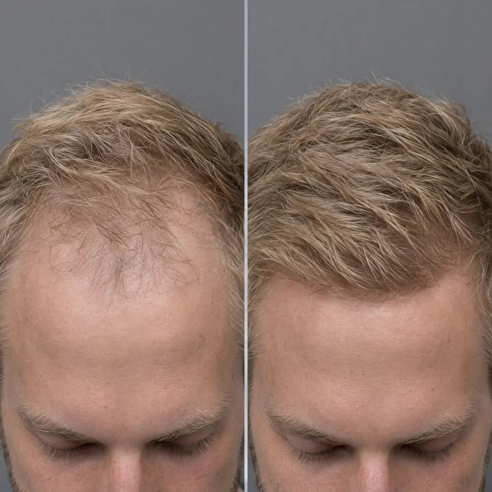 Kundebilde – WADES hårvekstserum