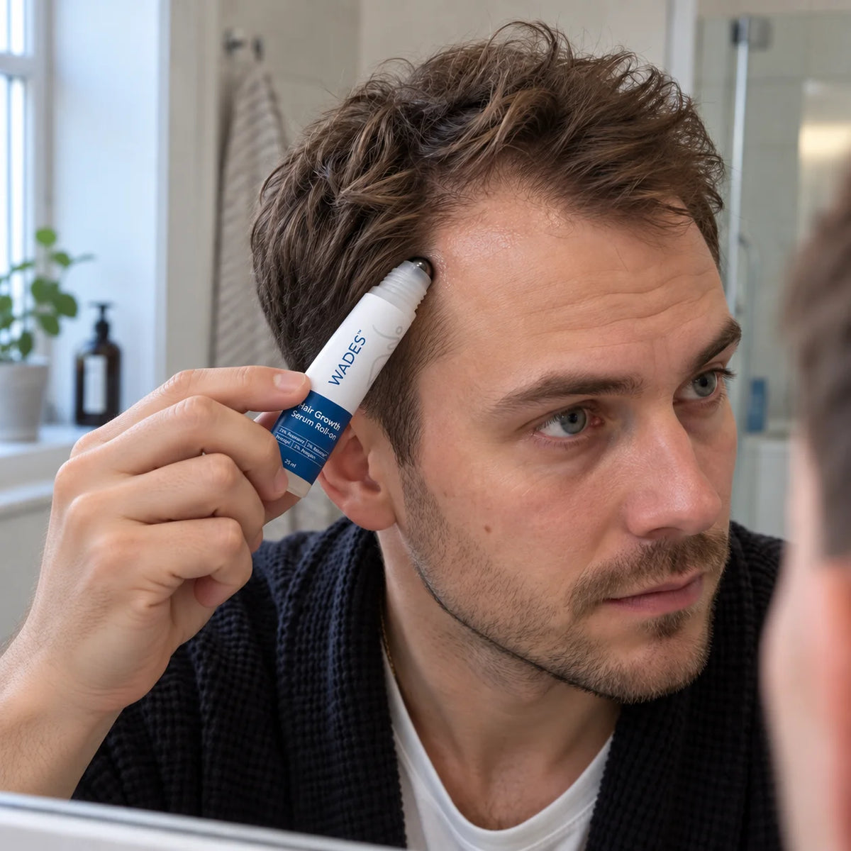 Hårvekstserum roll-on – for tynt hår